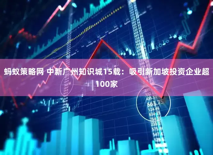 蚂蚁策略网 中新广州知识城15载：吸引新加坡投资企业超100家