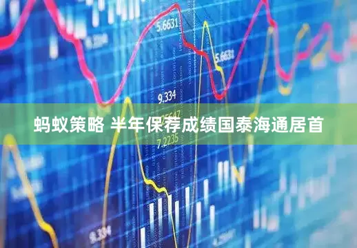 蚂蚁策略 半年保荐成绩国泰海通居首
