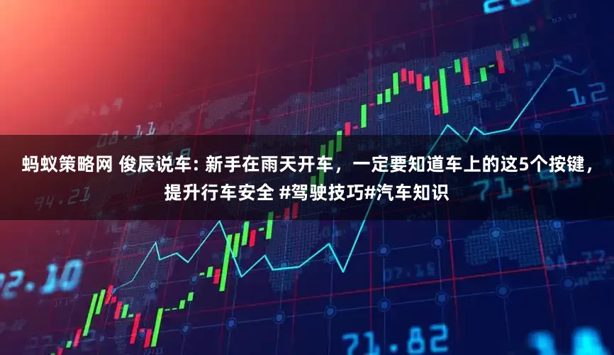 蚂蚁策略网 俊辰说车: 新手在雨天开车，一定要知道车上的这5个按键，提升行车安全 #驾驶技巧#汽车知识